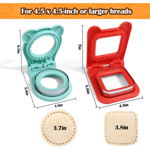Vodolo sellador de sándwich con engranajes, sellado uniforme para rellenos consistentes