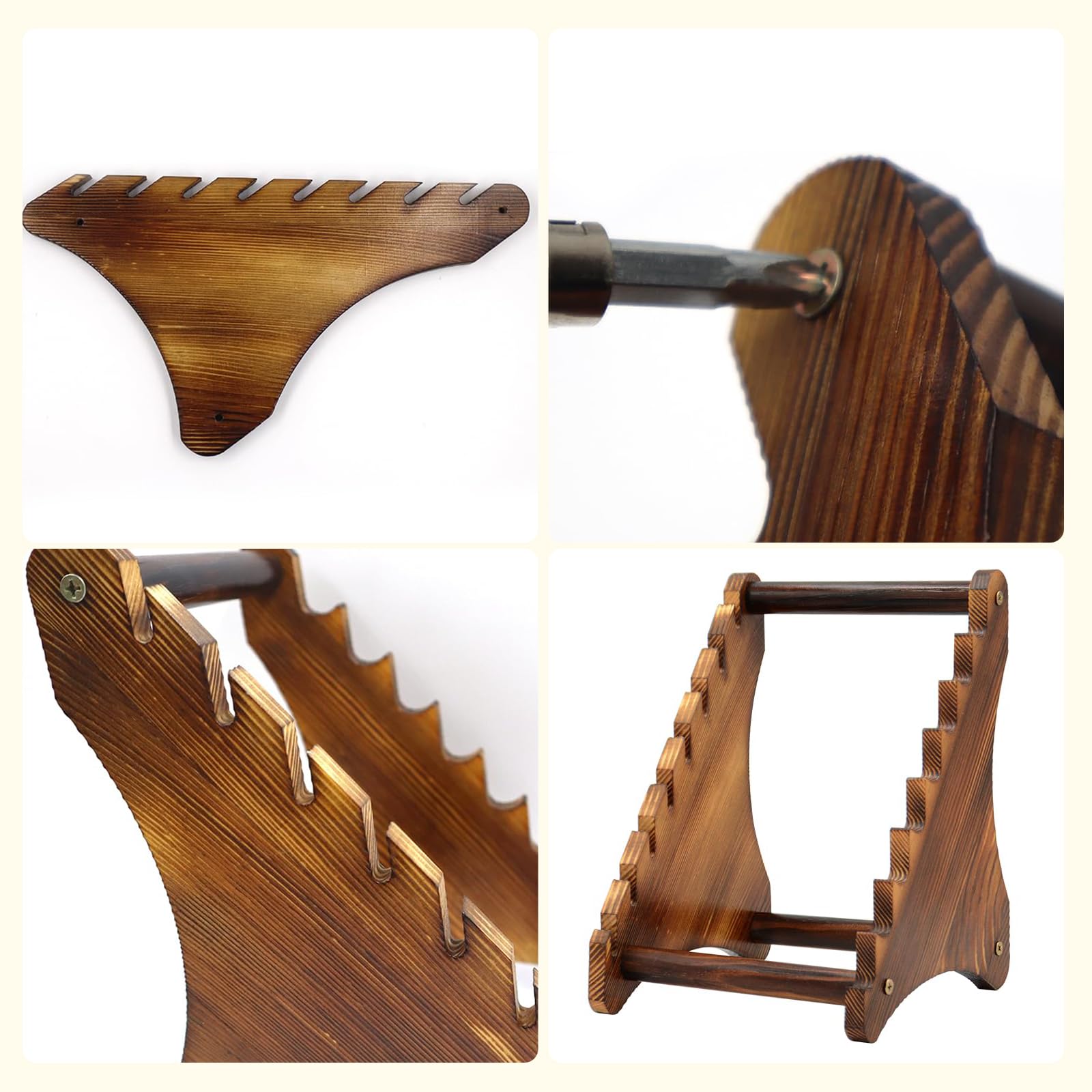 VOFSTAND detalle encanto natural: diseño rústico que complementa cocinas y estaciones de trabajo.