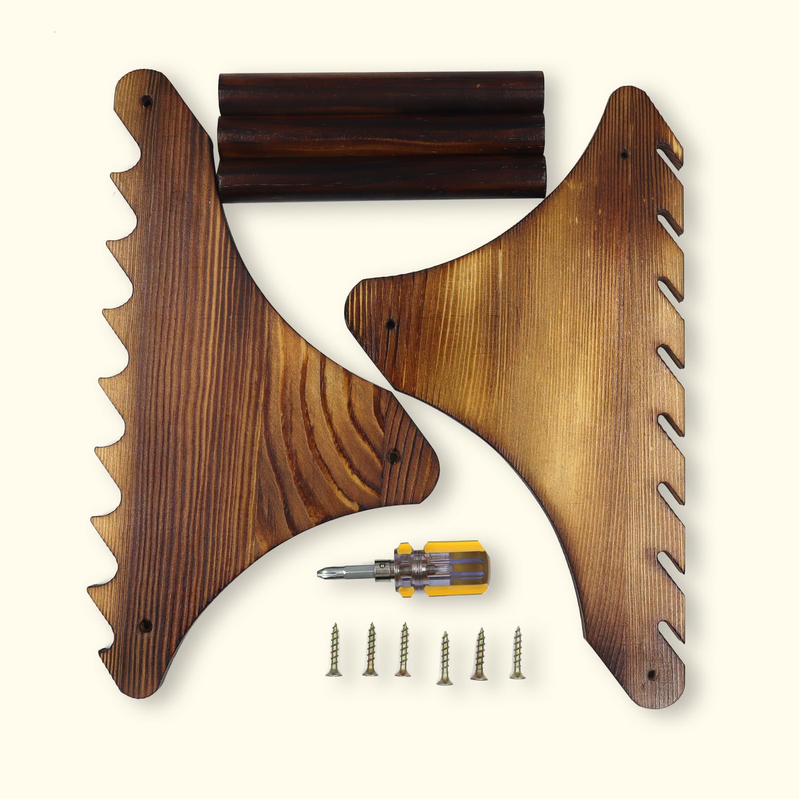 VOFSTAND madera natural: acabado suave y duradero, regalo práctico para amantes de cuchillos.
