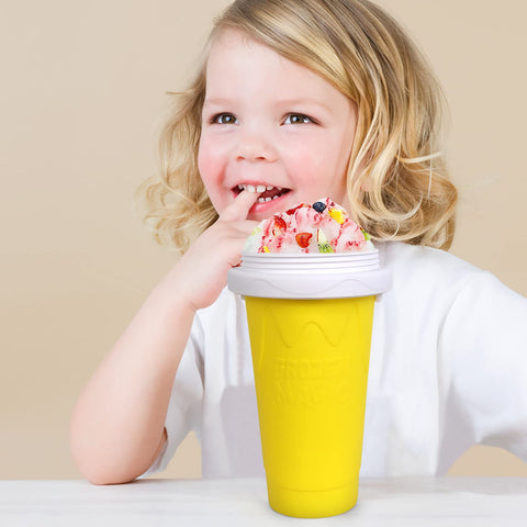 VOIEOV Slushie Cup detalle de doble capa para mayor enfriamiento