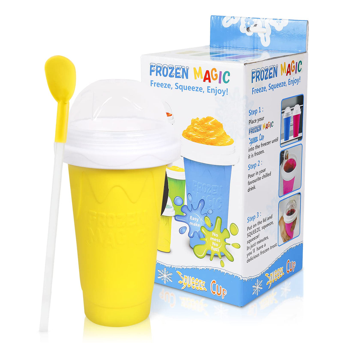 VOIEOV Slushie Cup frente: preparación rápida de bebidas frías en casa
