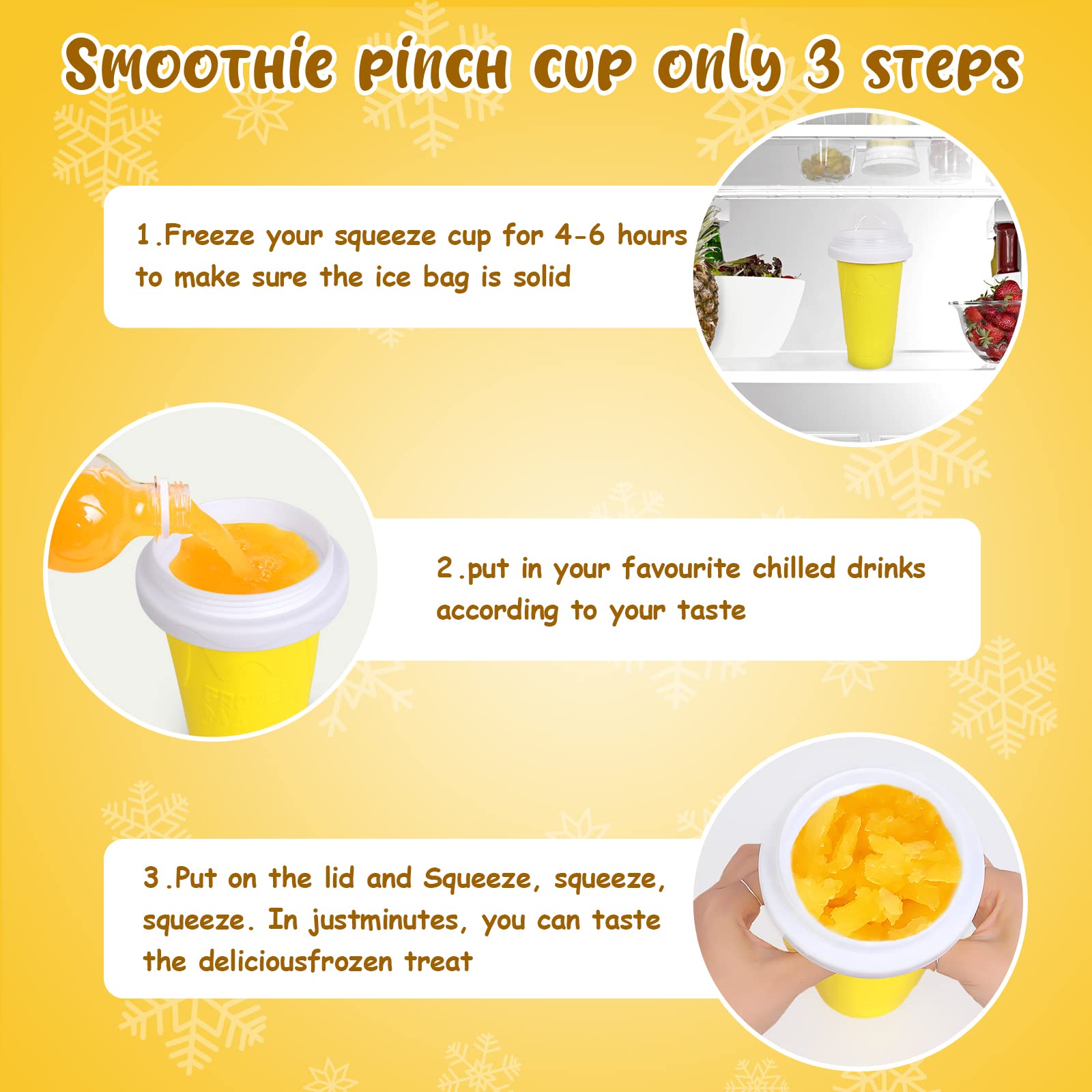 VOIEOV Slushie Cup tapa de viaje para llevar bebidas