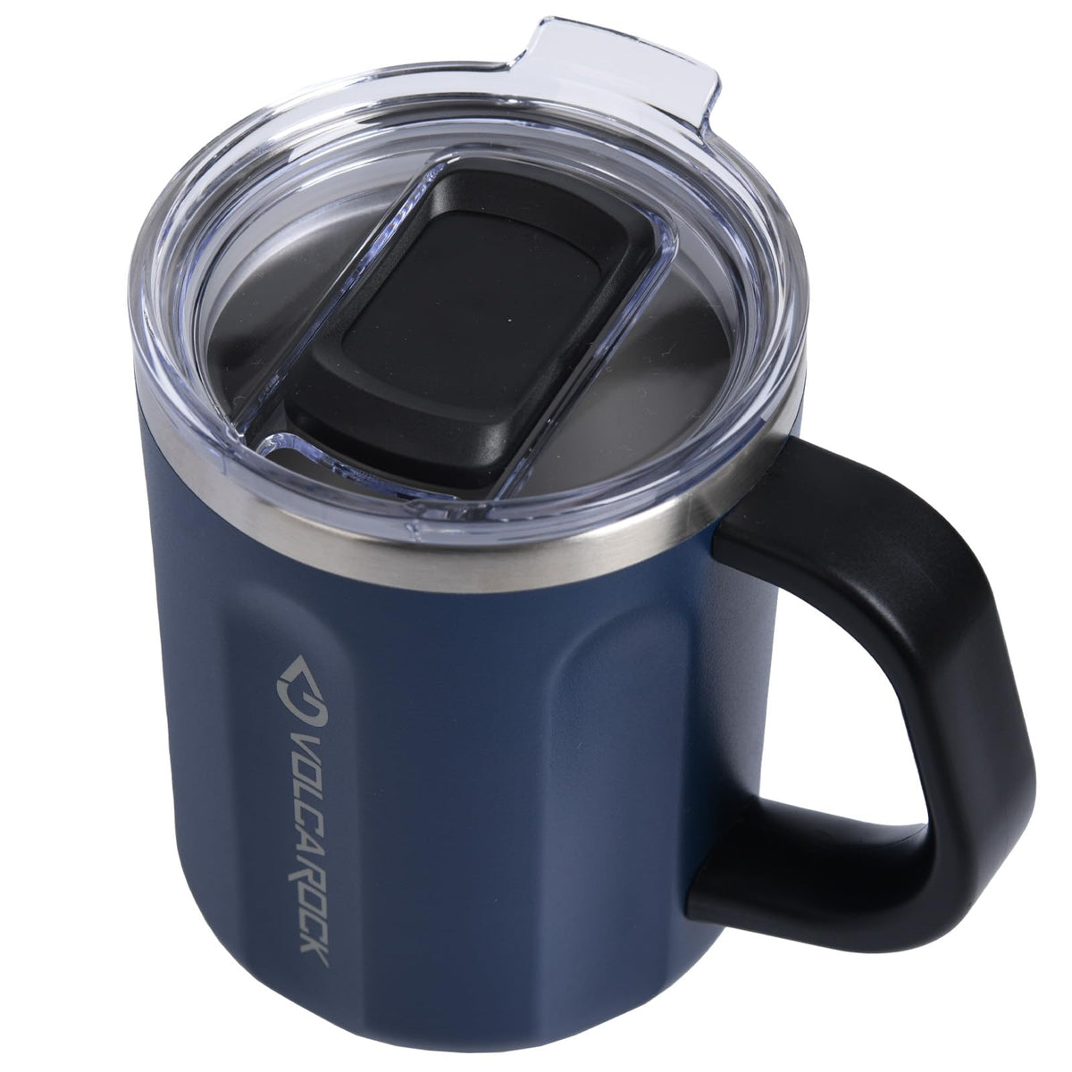 VOLCAROCK Taza de 16 onzas con asa, ideal para café diario.