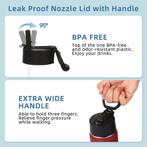 Volhoply acero inoxidable 18-8, resistente y libre de BPA para uso diario.