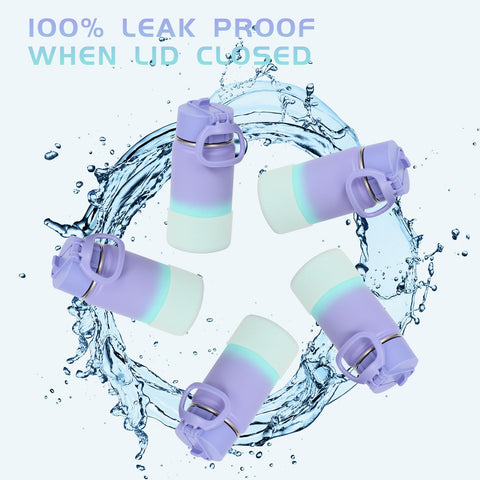 Volhoply botella para niños, diseño ergonómico para manos pequeñas.