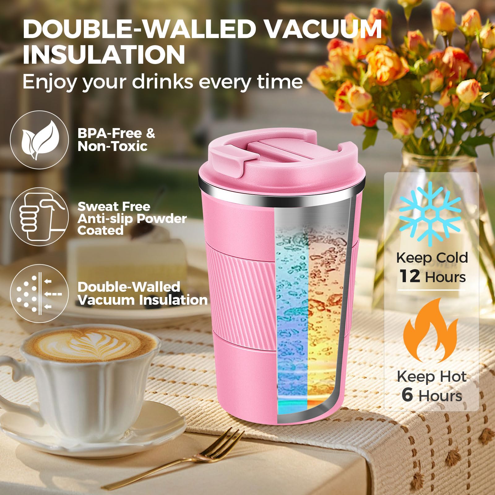 Volhoply caja regalo rosa lista para sorprender a un amante del café