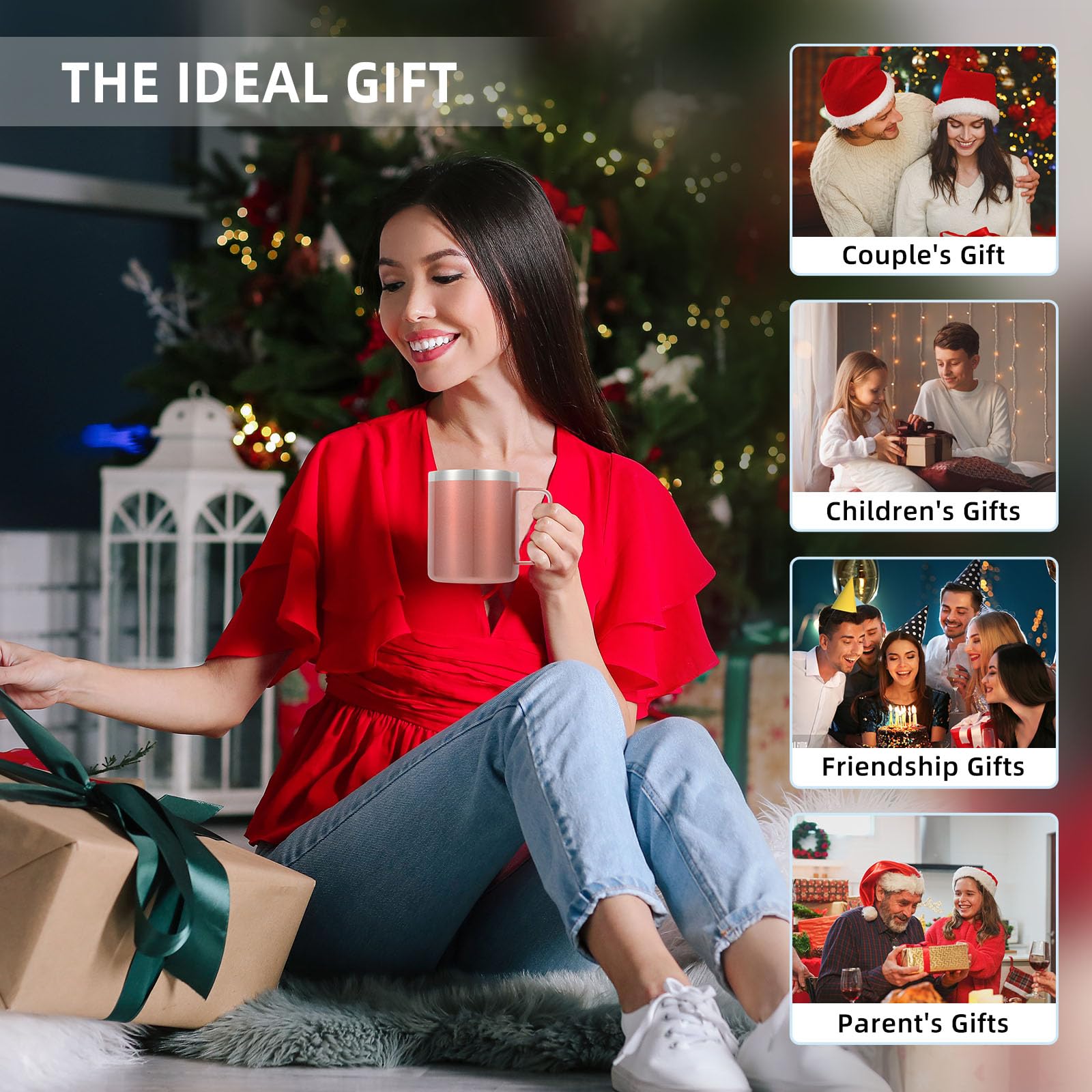Juego de cuatro unidades Volhoply, regalo ideal para amantes del café