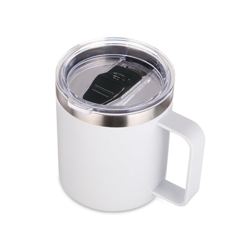 Volhoply Taza de Café Aislada 14oz con Tapa Antifugas — Vacío de Doble Pared