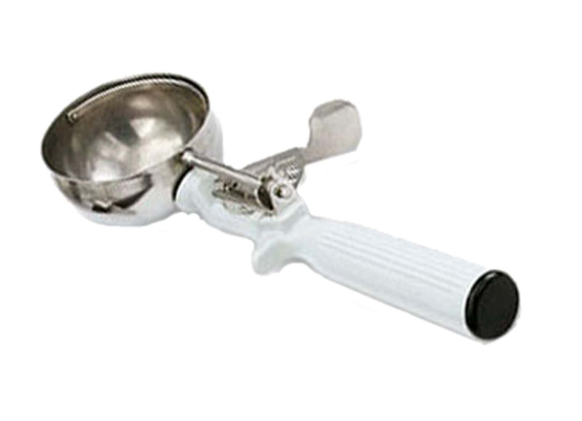 Vollrath disher de 4 oz con mango gris para porciones consistentes en la cocina