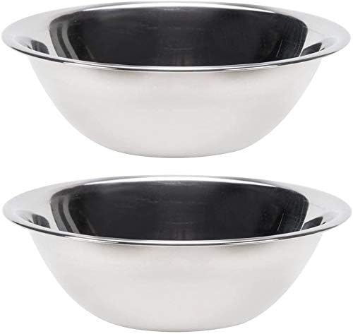 Vollrath tazón de acero inoxidable, centro de la imagen, ideal para mezclar masas.