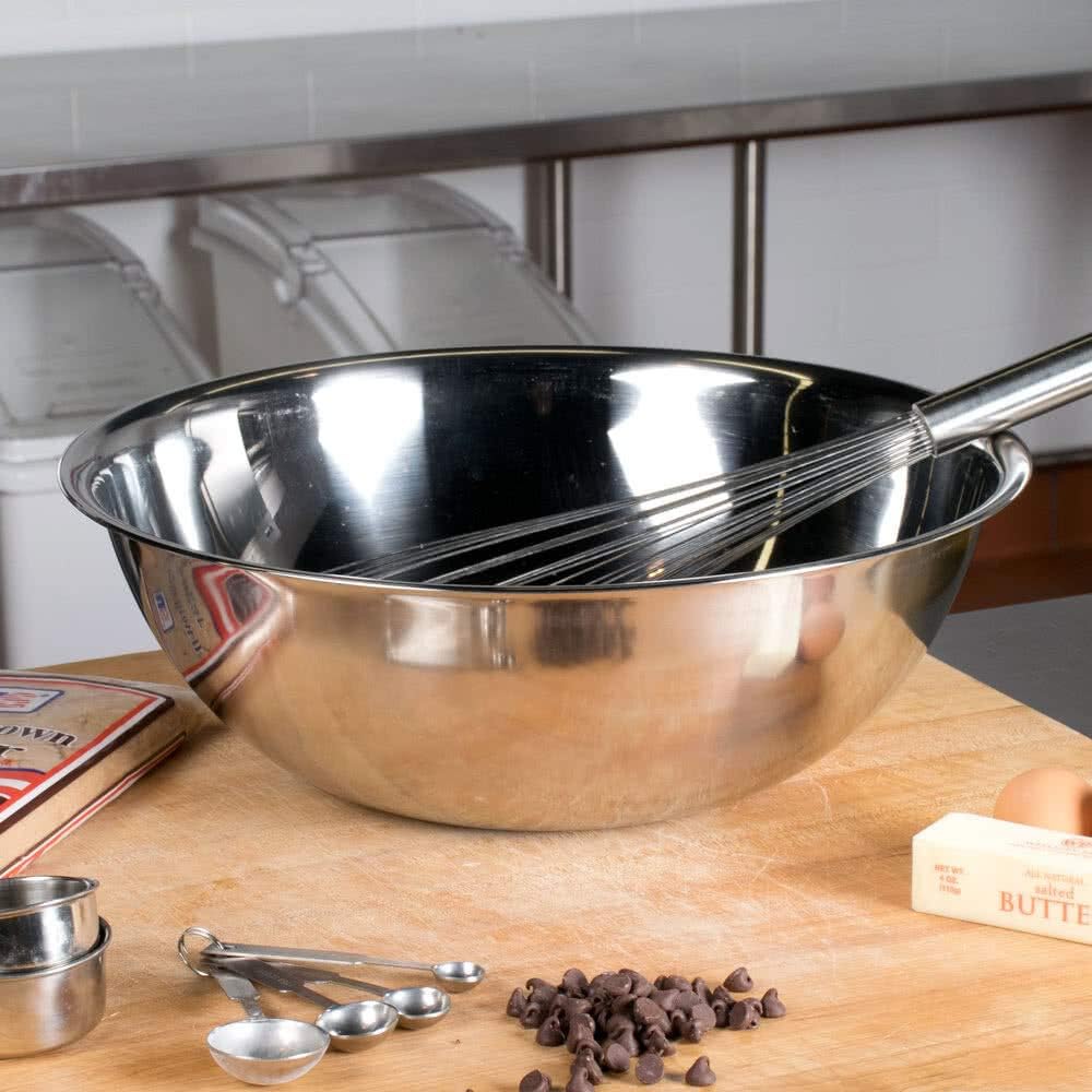 Vollrath tazón de acero inoxidable, derecha, apto para servir o conservar preparaciones.