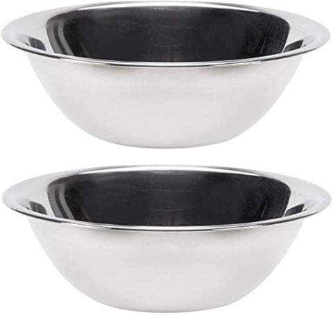 Vollrath tazón de acero inoxidable de 3 cuartos para batidos y mezclas.