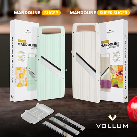 Vollum Narrow Mandoline apto para lavavajillas facilita la limpieza.