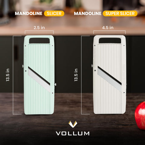 Vollum Narrow Mandoline, versátil para cortar papas, calabacines y más.