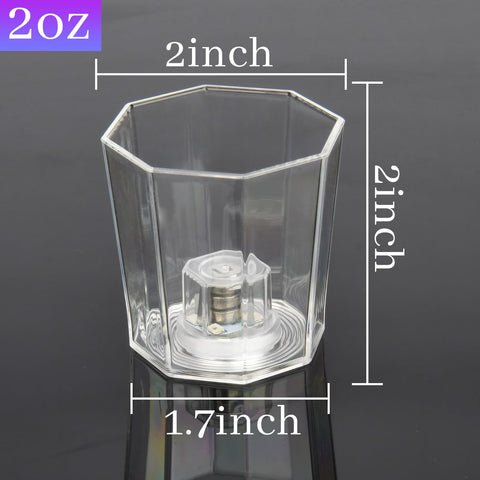 Vaso Volpeblu chupito LED multicolor para brindis memorables