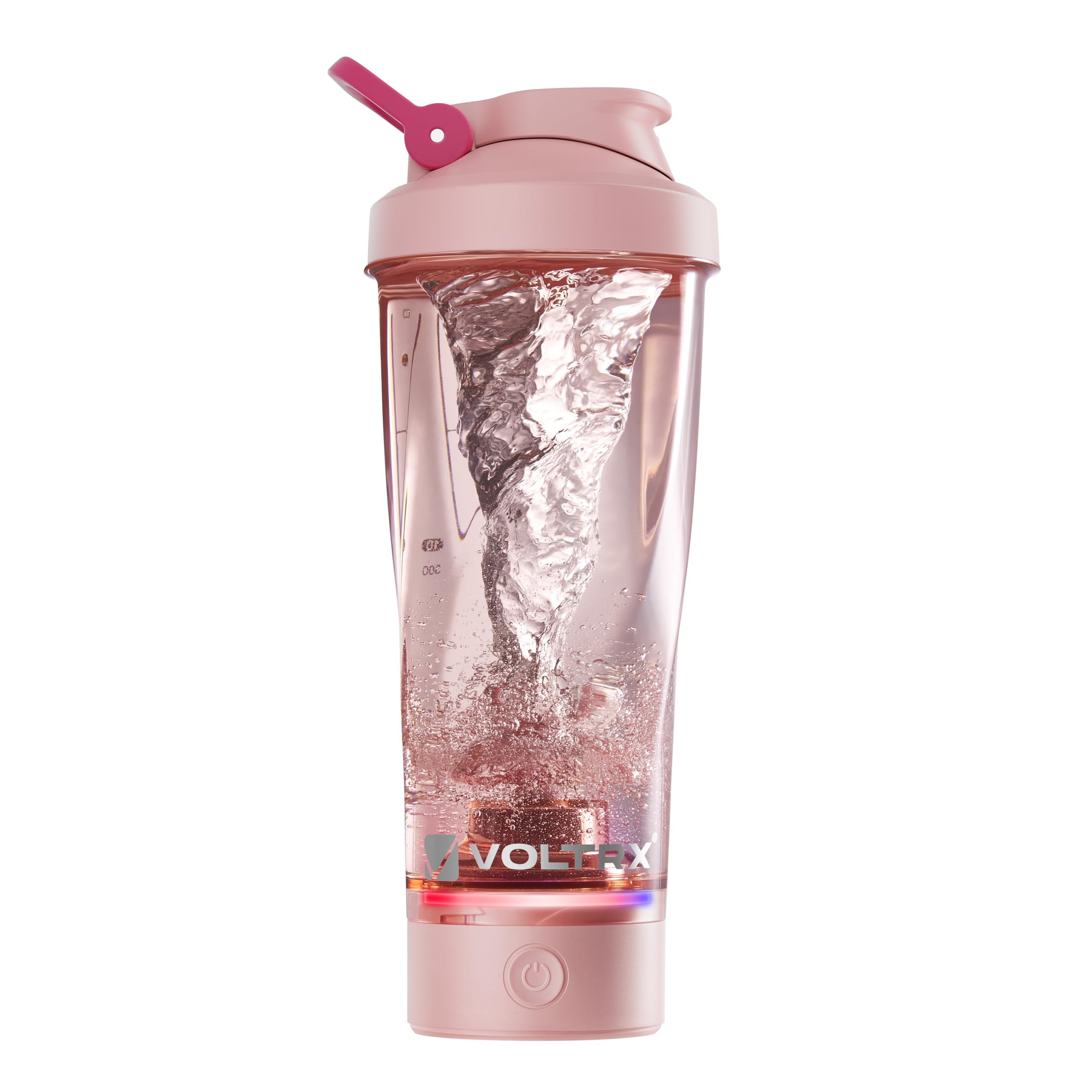VOLTRX VortexBoost: botella batidora eléctrica con luz para mezclar sin grumos