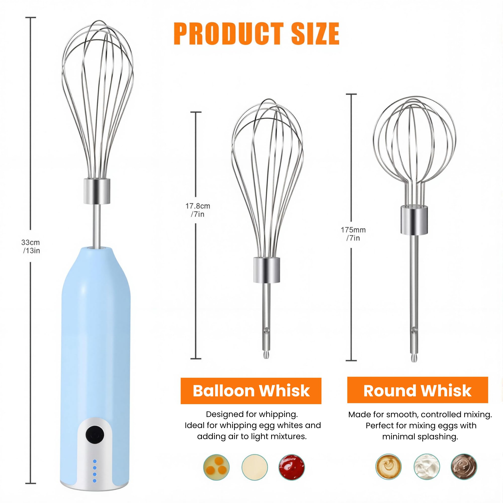 VOMELON batidora eléctrica ideal para camping y viajes.