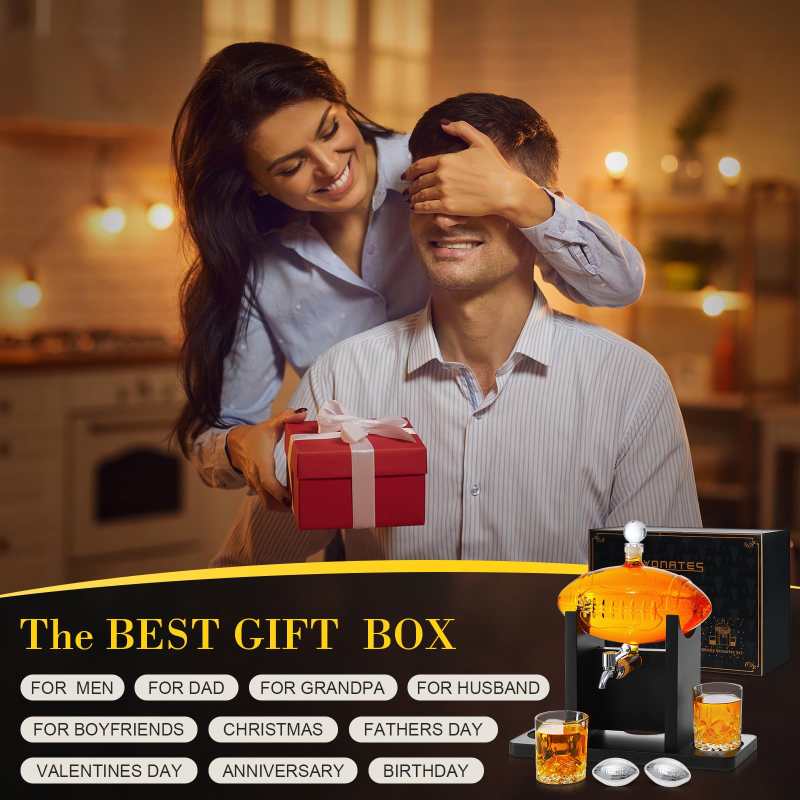 VONATES vertidor whisky, vertido suave y controlado en cada servicio