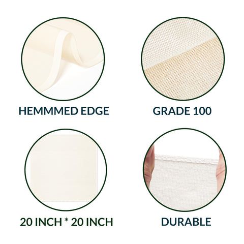 VONLUNK algodon natural 100: material natural sin quimicos para uso seguro.
