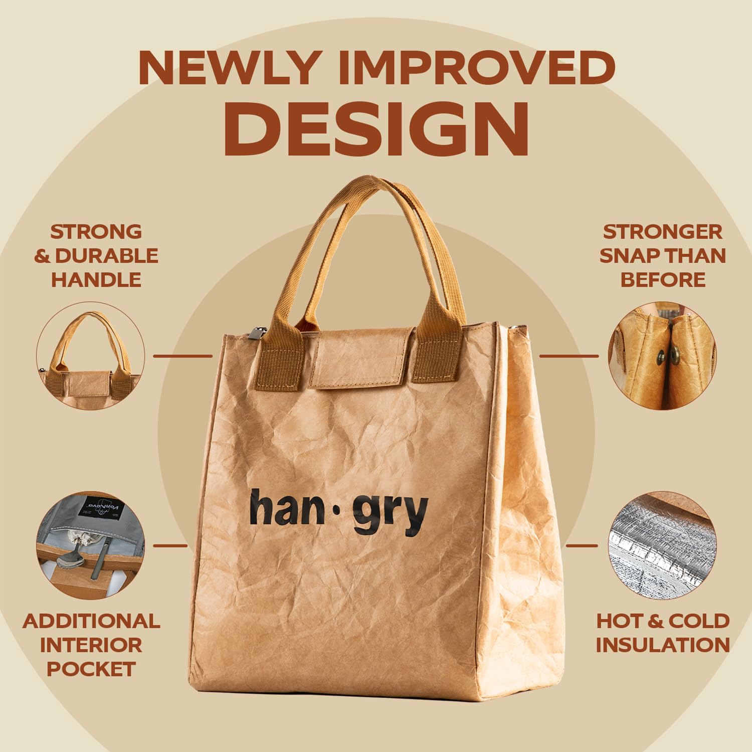 VonNova bolsa compacta y ligera, fácil de llevar en cualquier bolso.