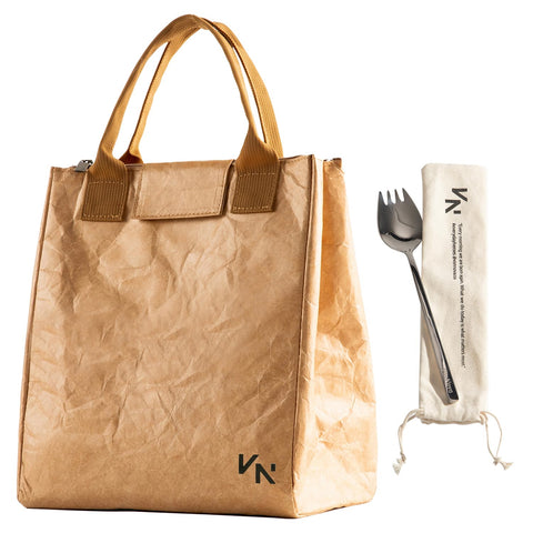 VonNova bolsa de almuerzo térmica con 4 mm mantiene comida fresca
