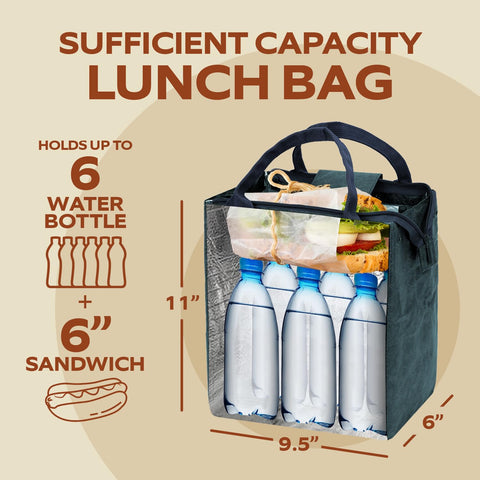 VonNova tamano-compacto 9,5x6x11 cabe en la mayoría de bolsos