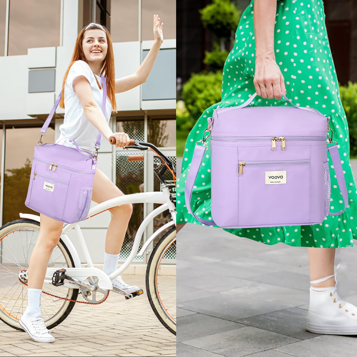 Voova versión morada destaca estilo moderno y facilidad de uso diario.