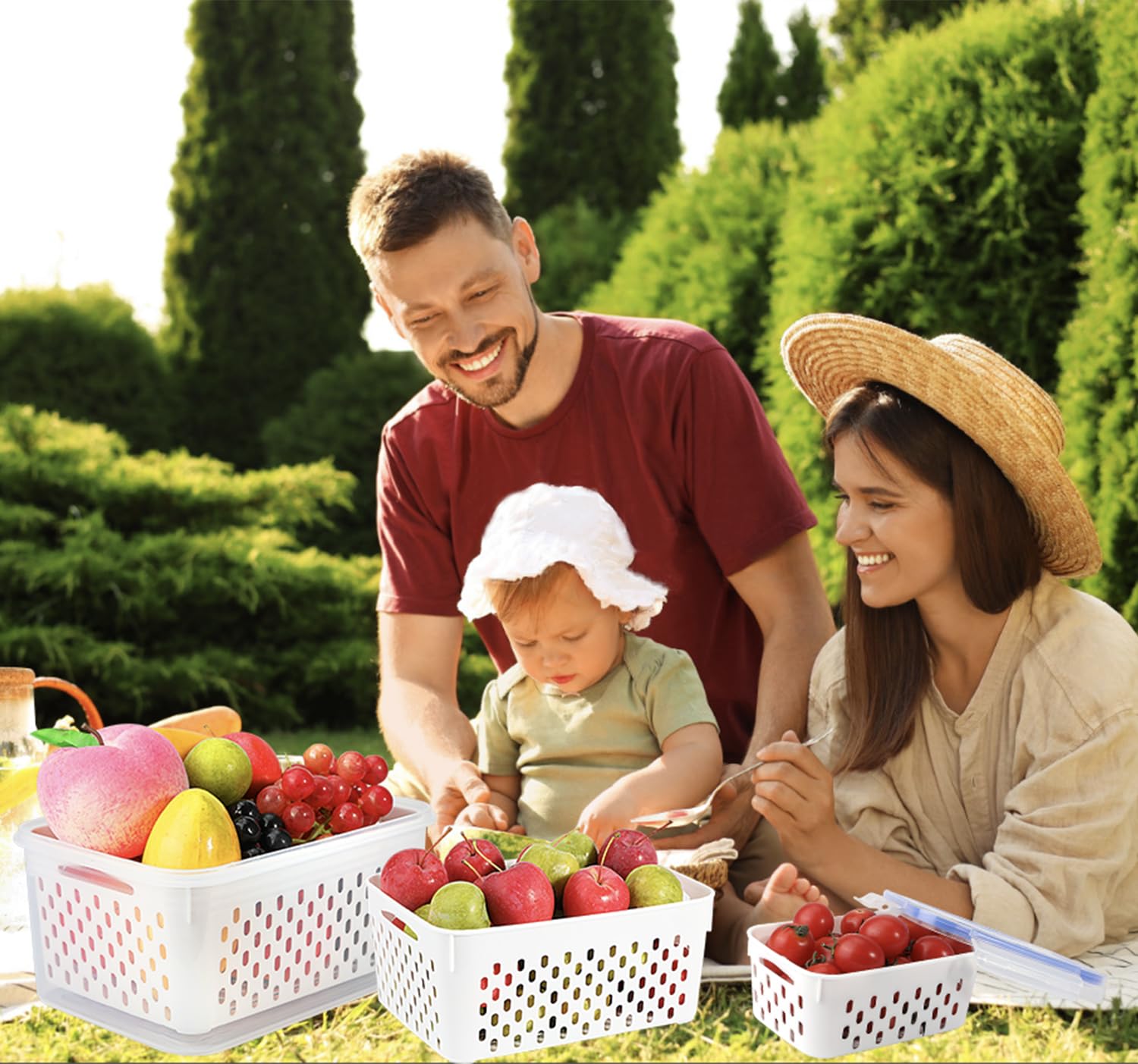 Voova almacenamiento-fruta multiusos para lavar, almacenar y conservar mejor.
