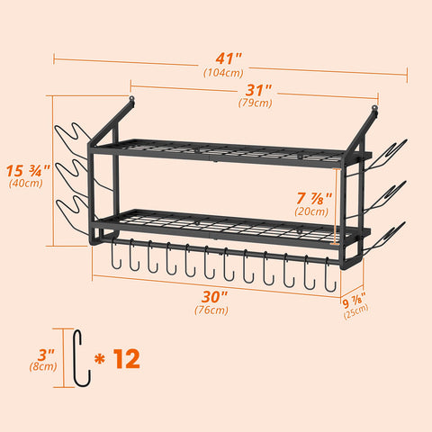 VOPEAK porta tapas y ollas para visualización rápida y organización.