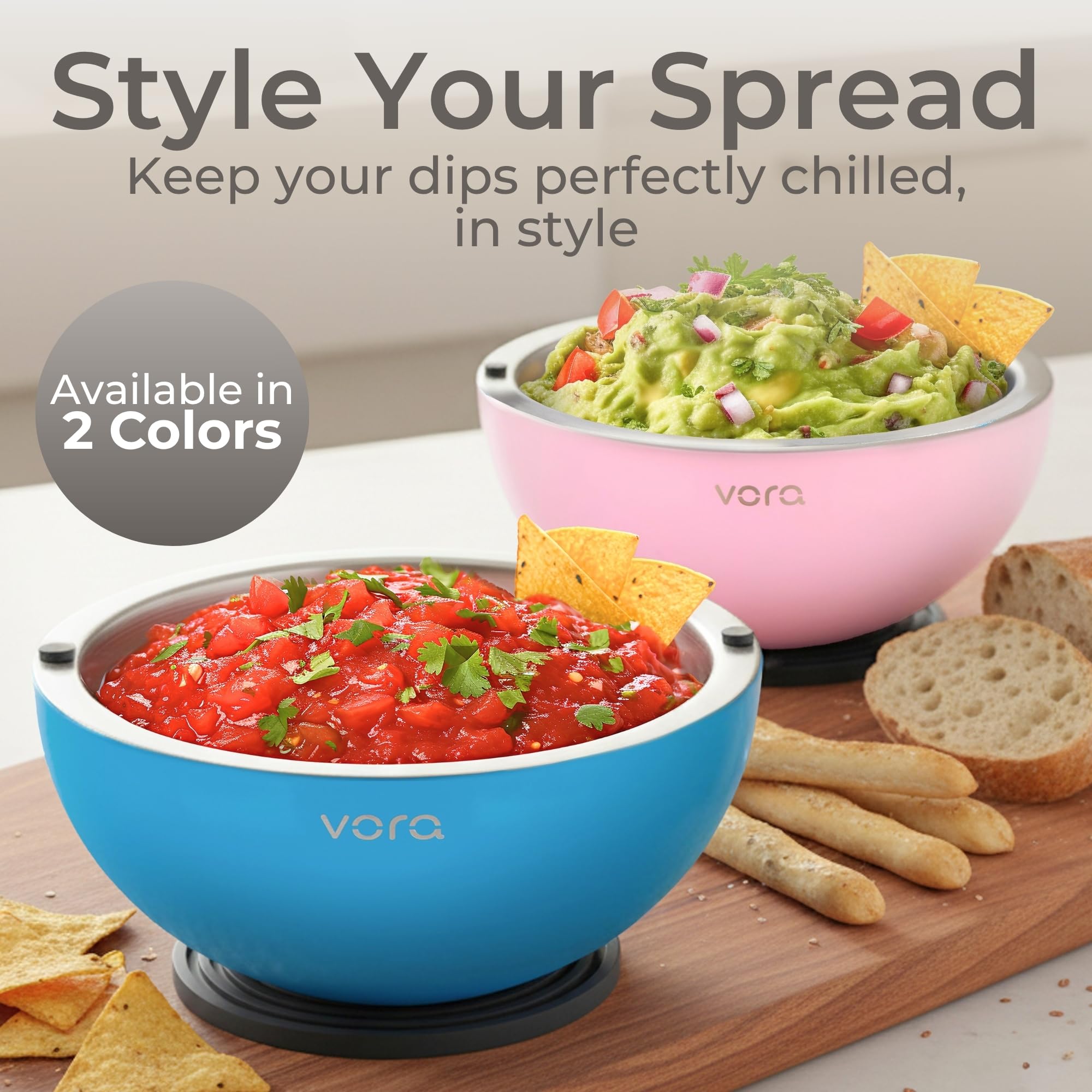 Vora uso versátil para salsas, ensaladas y mariscos