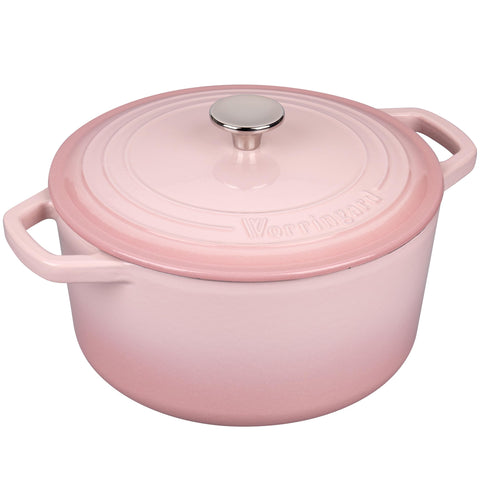 Dimensiones de la olla VORRINGARD 12,2 x 6,8 pulgadas para almacenamiento.