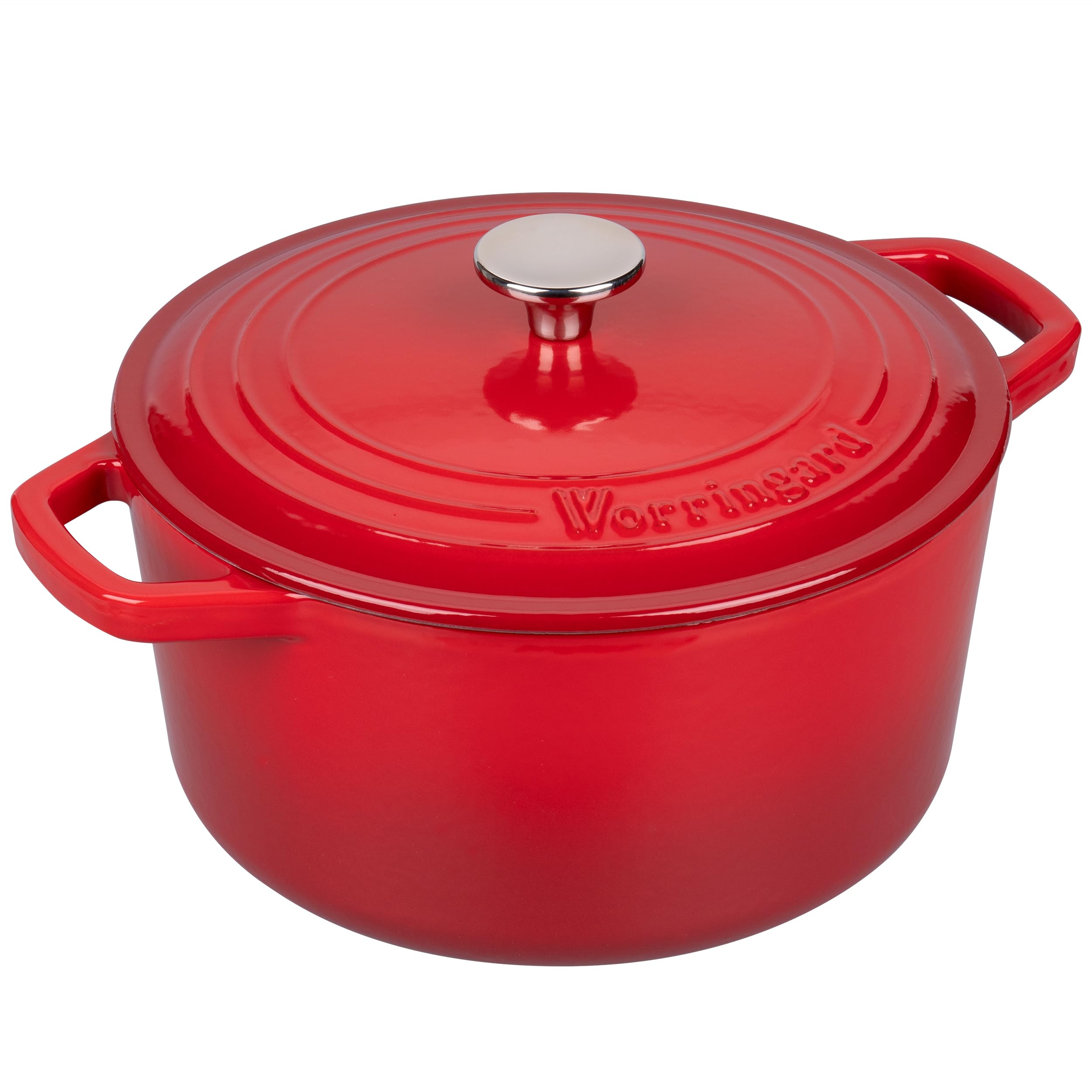 Diseño rojo vibrante añade estilo y calidez a la cocina.