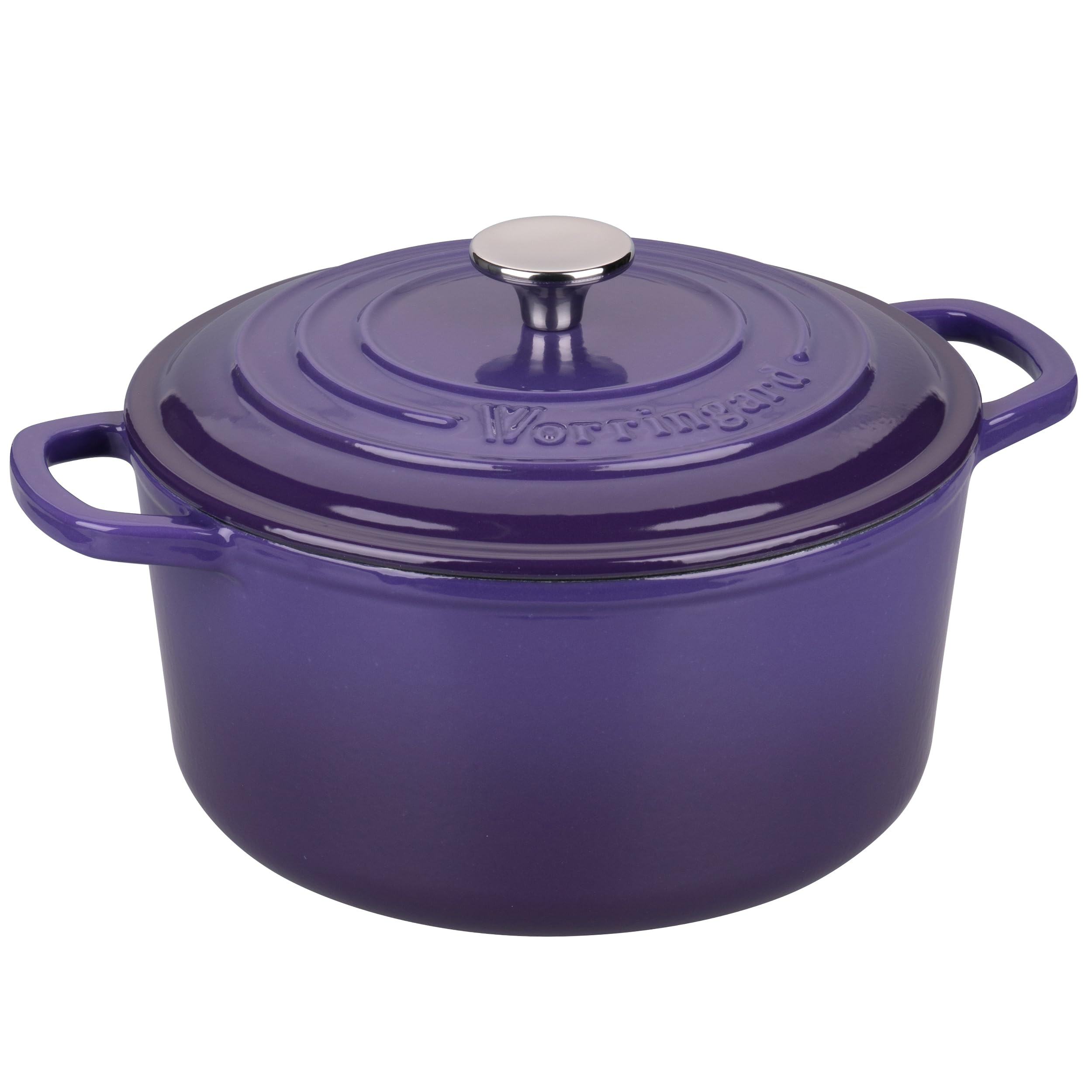 Olla Vorringard apta para horno hasta 500 °F.