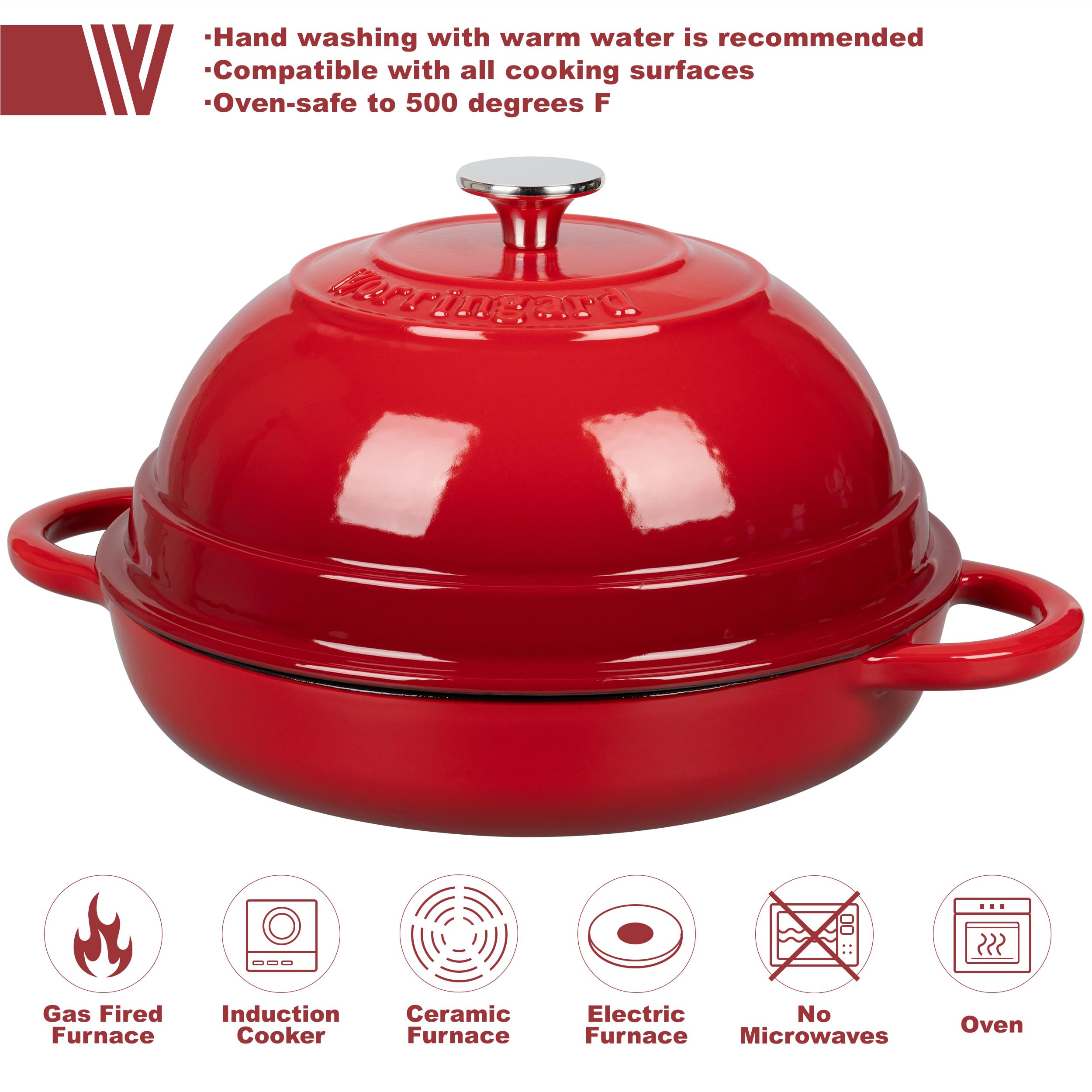 Olla Vorringard compatible con inducción y cocinas modernas