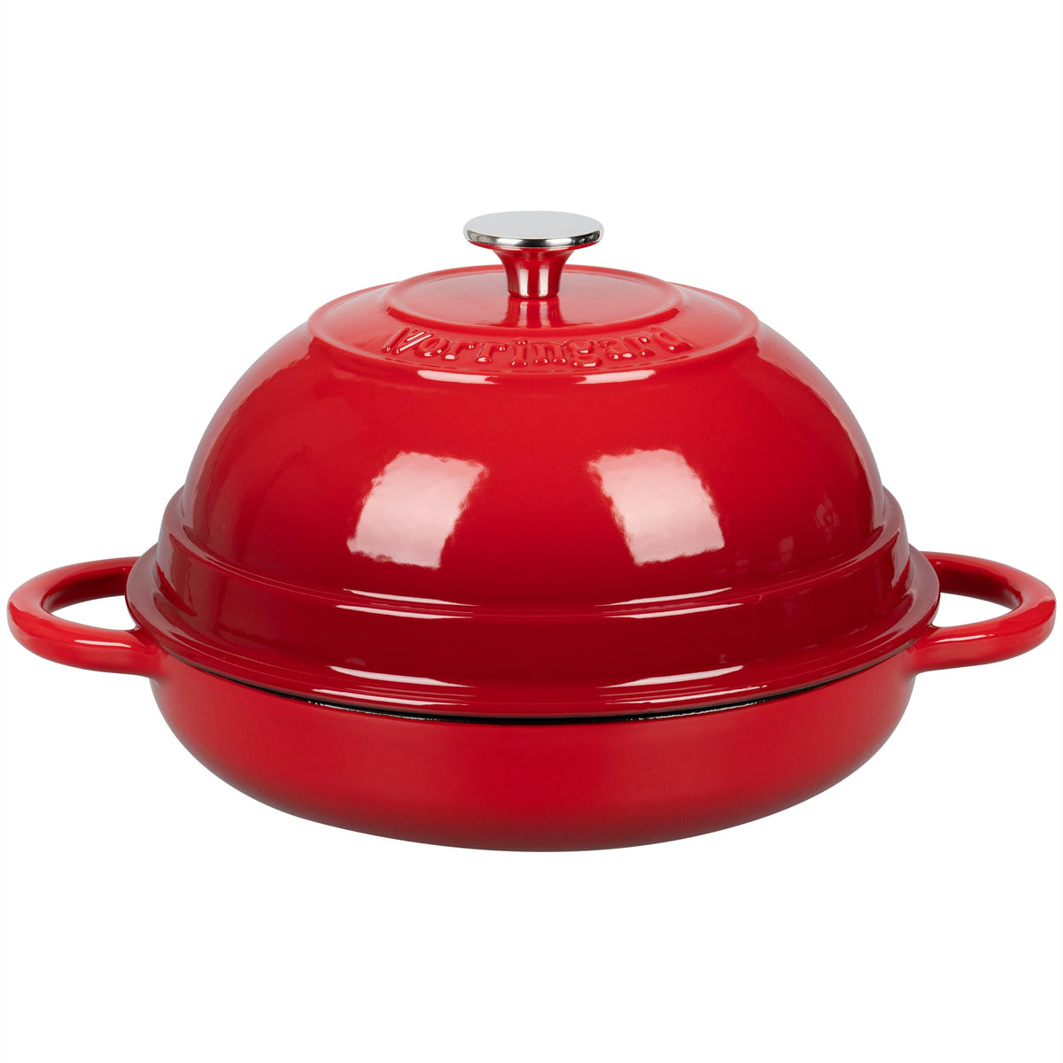 Olla Vorringard de hierro esmaltado con tapa, ideal para hornear pan