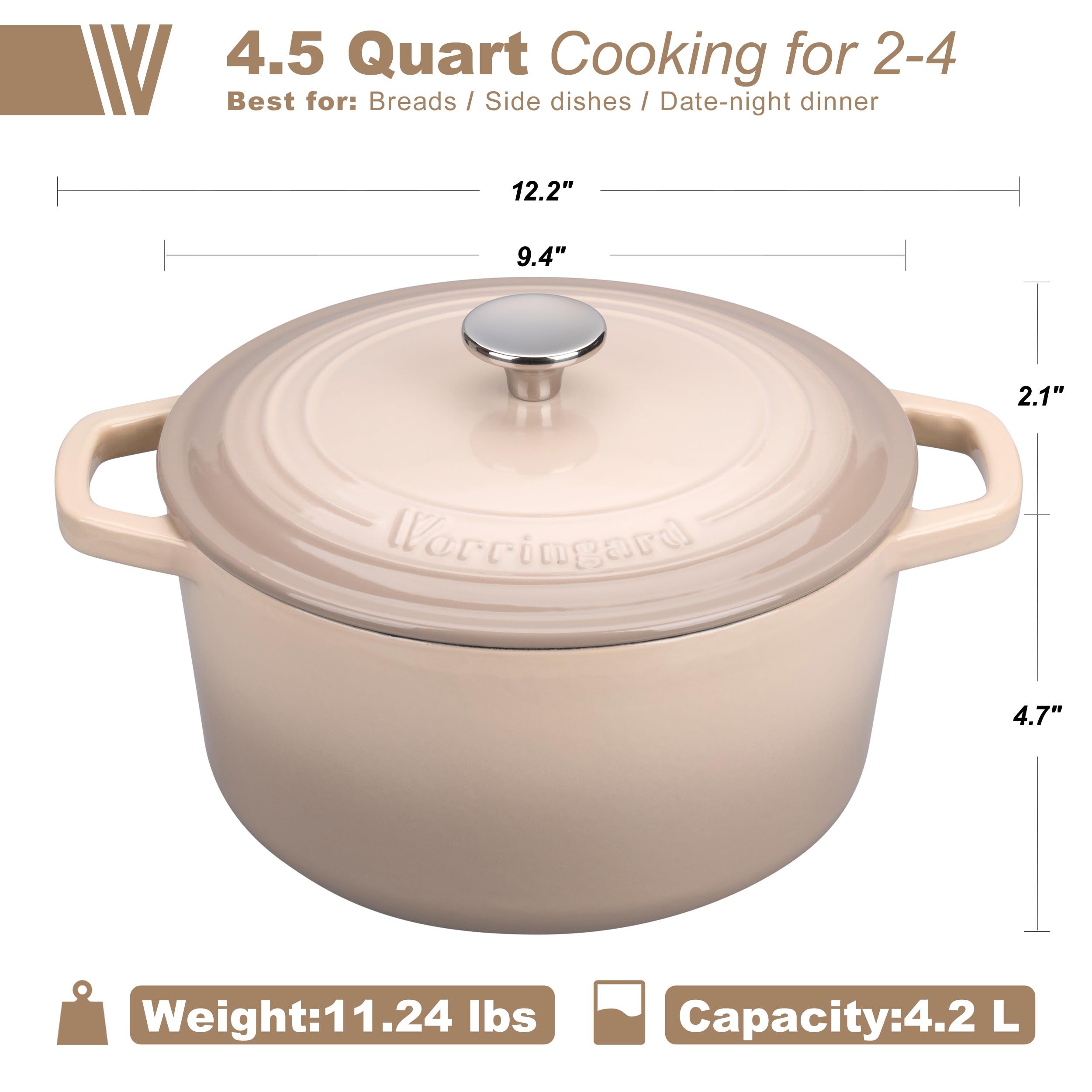 Olla VORRINGARD para hornear pan, crujiente corteza e interior suave.