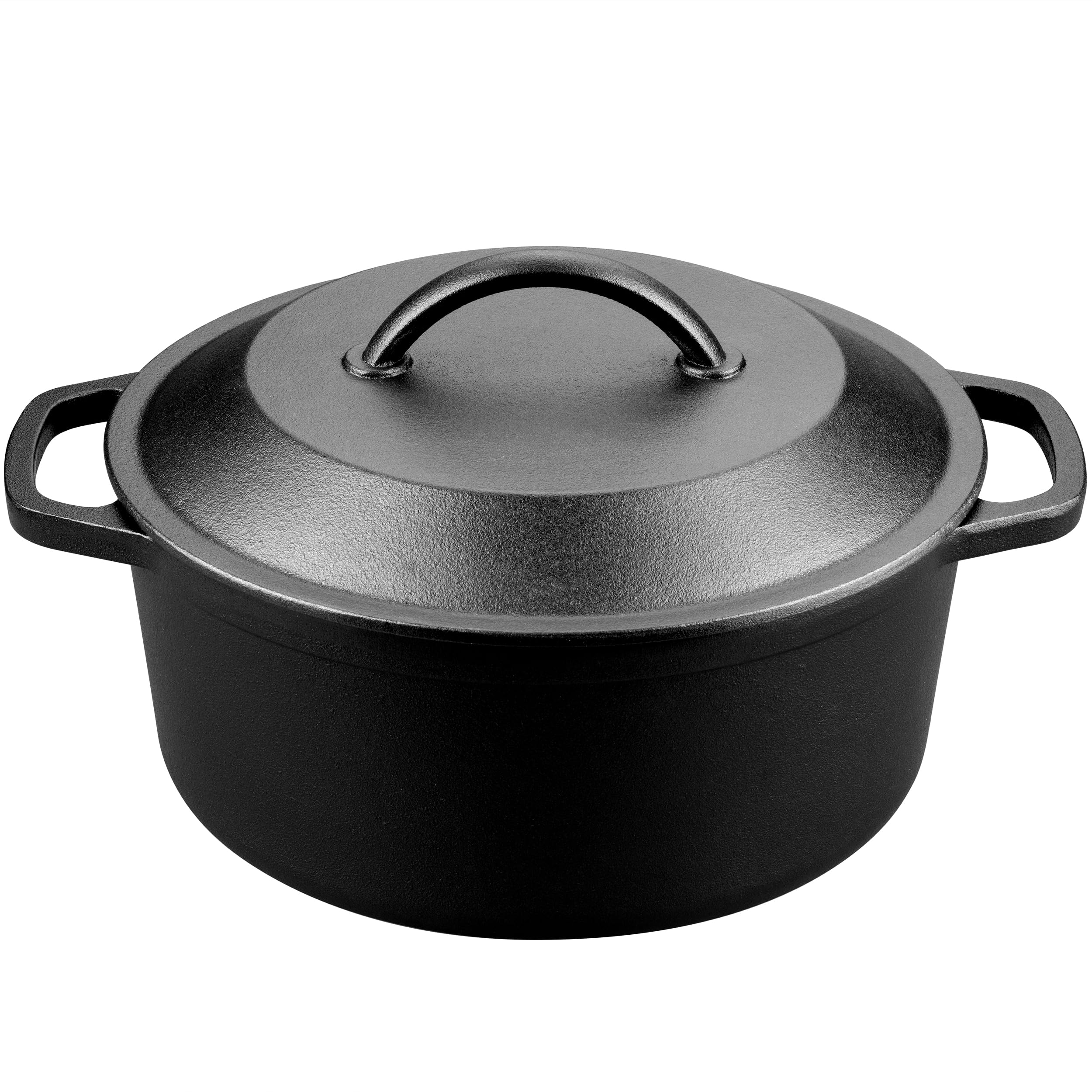 VORRINGARD olla precurada de hierro fundido con tapa, ideal para hornear pan crujiente