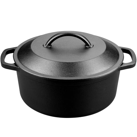 VORRINGARD olla precurada de hierro fundido con tapa, ideal para hornear pan crujiente
