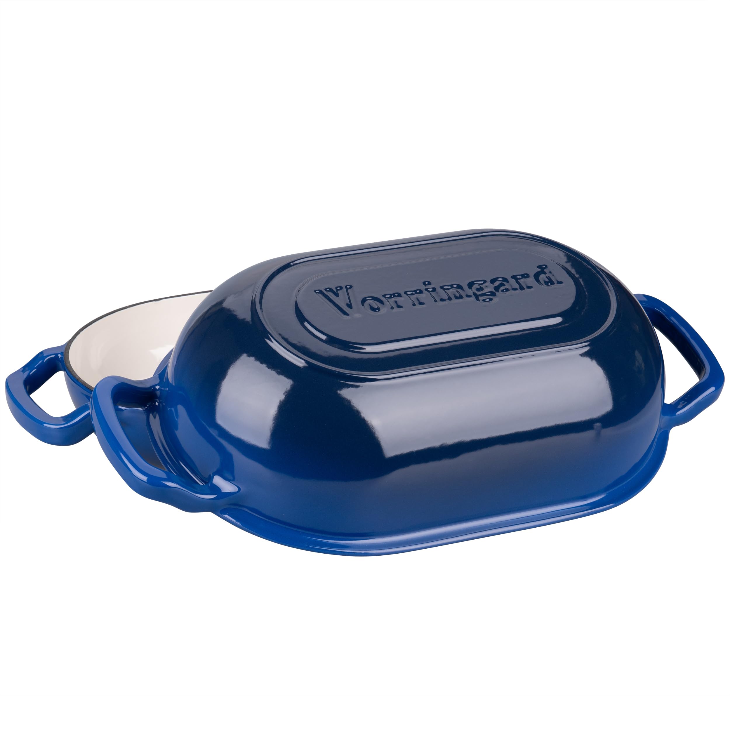 Pan de hierro esmaltado VORRINGARD en azul para hornear pan casero