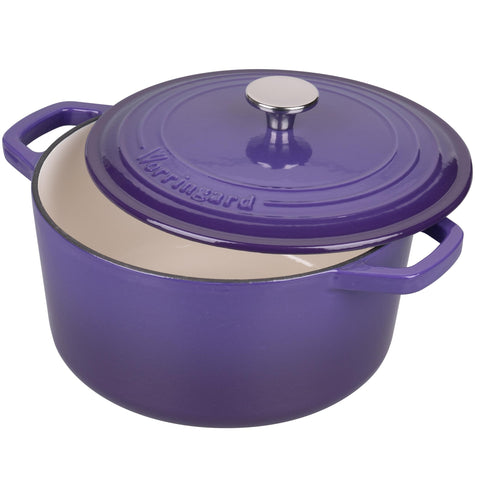 Tapa de la olla VORRINGARD con asas ergonómicas para manejo seguro.