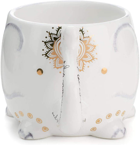 Asa en forma de tronco de la taza elefante VOTUM.