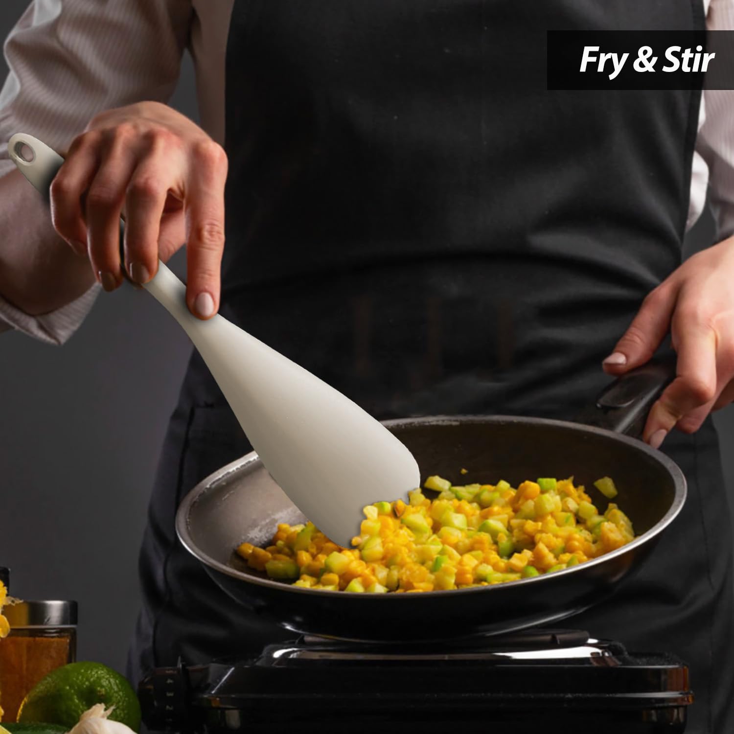 Ideal para uso diario en cocina con cuchara Vovoly