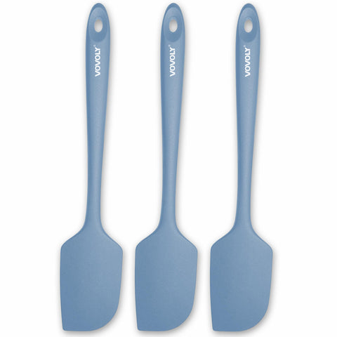 Vovoly espátula grande para cocina en azul estrellado para mezclar y raspar