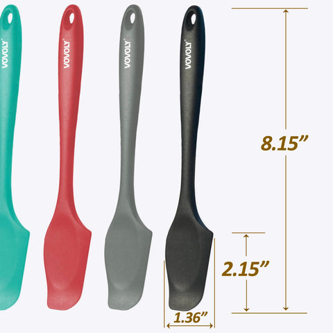 Espátula mini curva para jarras Vovoly, recoge restos con precisión