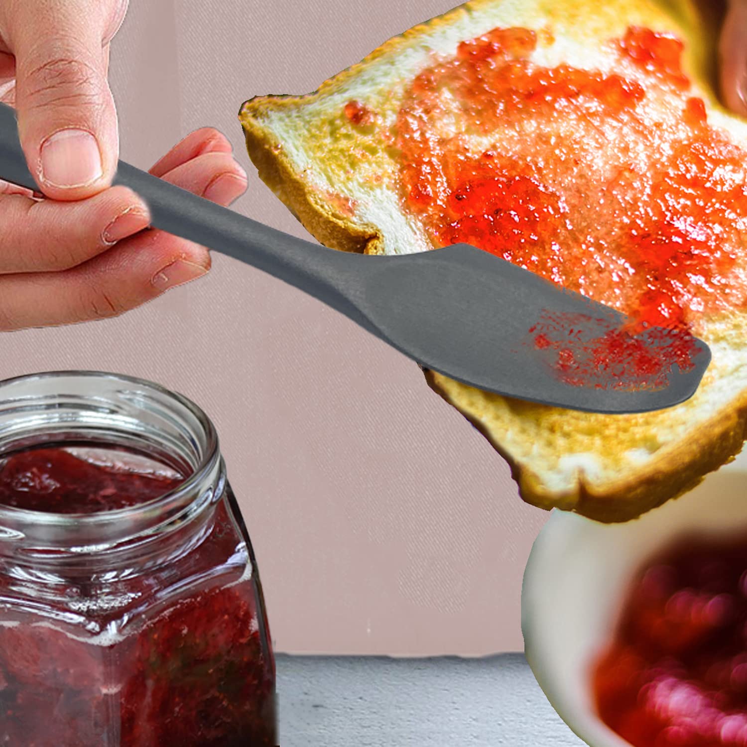 Espátula mini Vovoly limpia restos de latas fácilmente