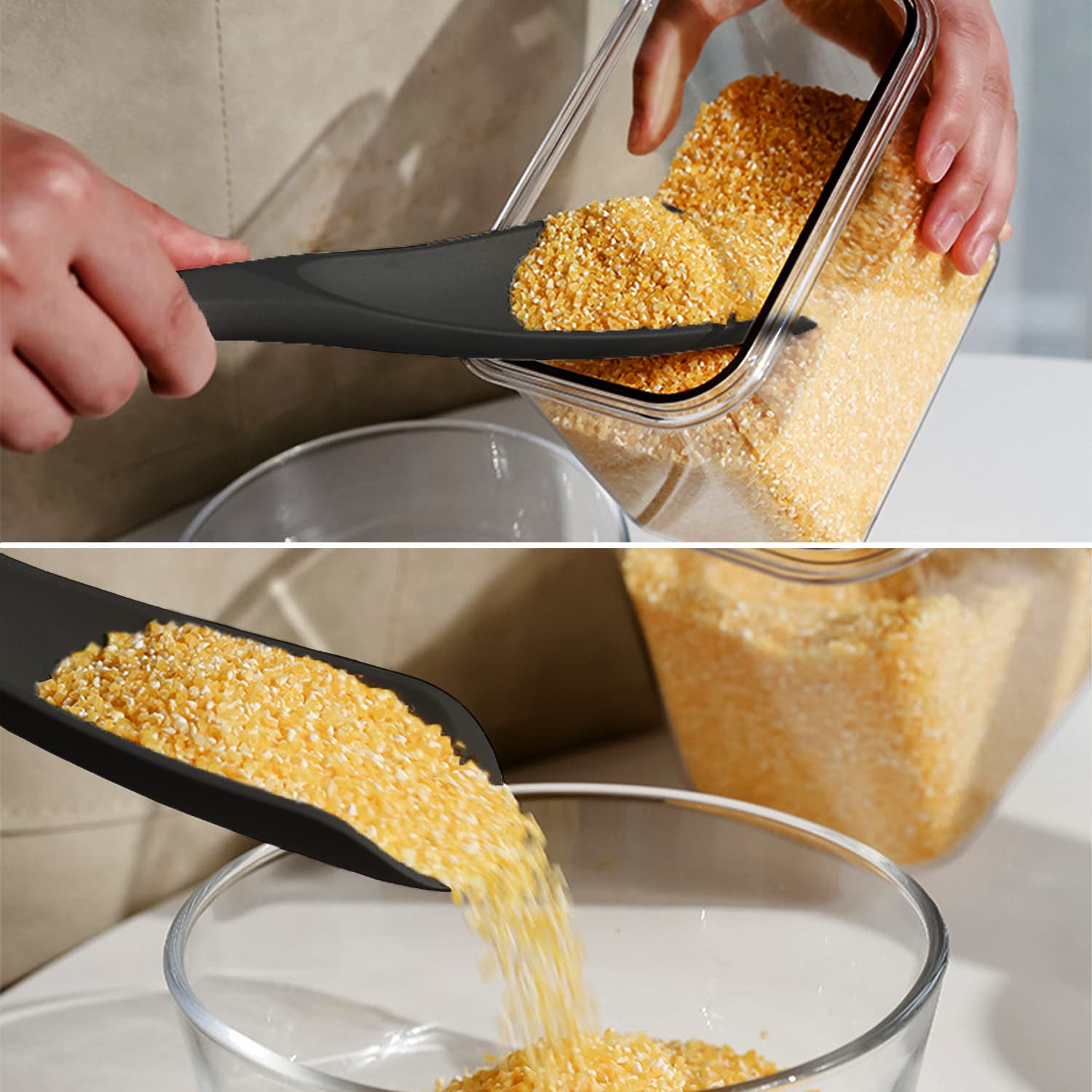 VOVOLY espátula de silicona para salsas, sirve con control.