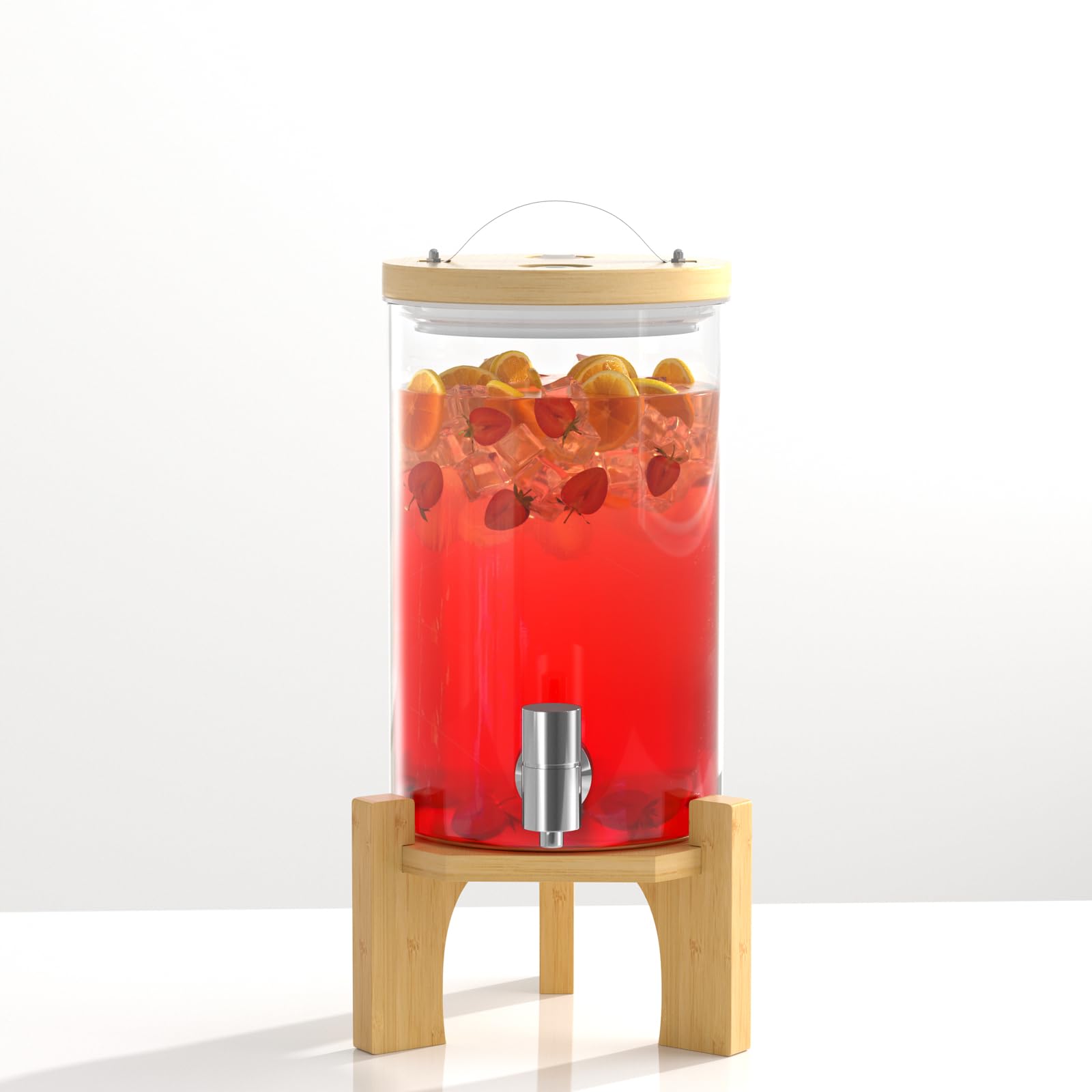 VOVUVK Dispensador de bebida como centro de mesa elegante.