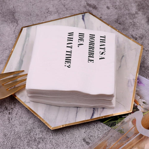 VOWFOO: servilletas con humor para impresionar a los invitados