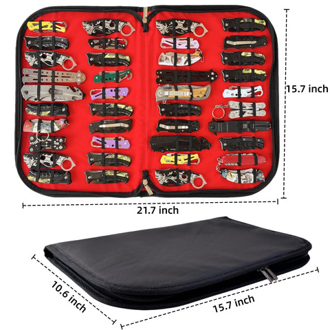 Voyboced estuche con cremallera doble, seguridad para la colección.