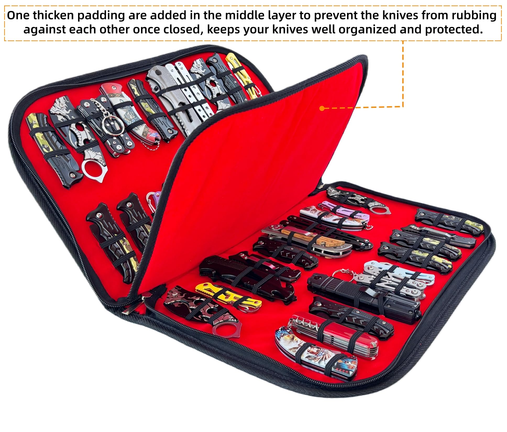 Voyboced estuche plegable, almacenamiento compacto para viaje.